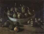 Vincent Van Gogh Still life with an Earthen Bowl and Pears (nn04) oil painting